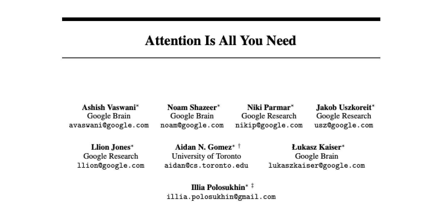 Attention is all you need