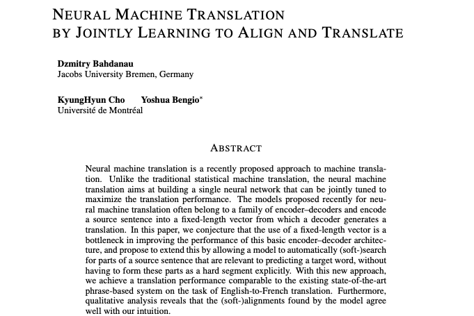 Neural Machine Translation by Jointly Learning to Align and Translate